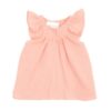 Baby girl rose dress crepe